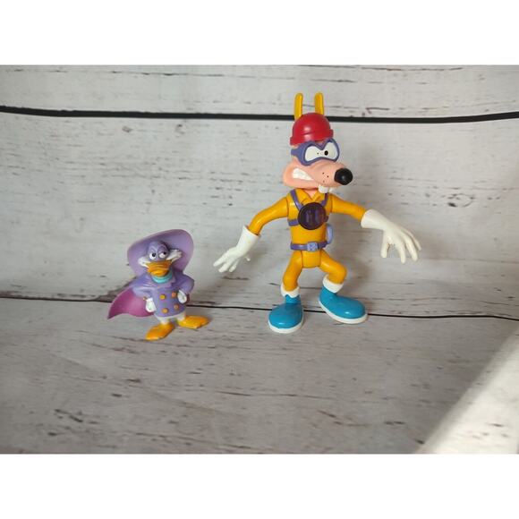 Darkwing Duck Magvolt Figure 1990s Vintage PVC Disney 1992 Toy Figurine - Picture 1 of 7